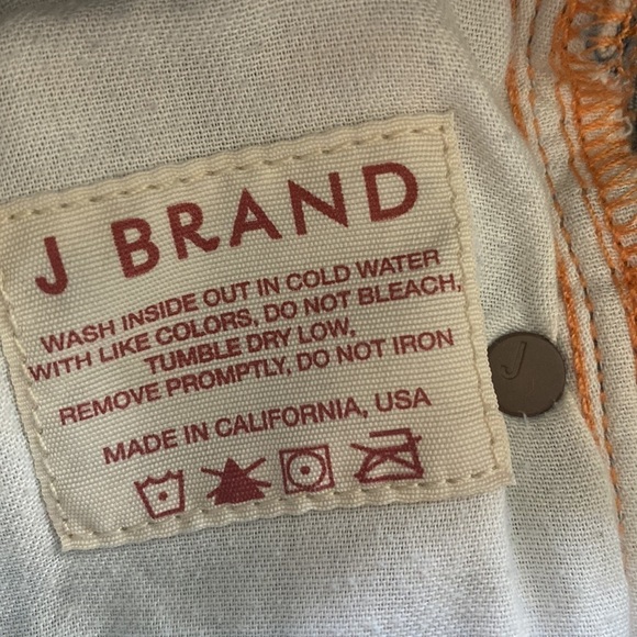 J Brand Low Rise Pencil Leg Jean Color Ink Size 25 Dark Wash Stretch - Picture 7 of 8